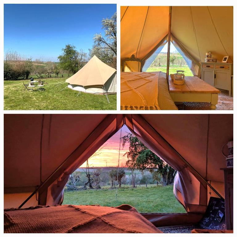 Tente glamping "bluebird" à la Ferme de la Chevêche — photo 1