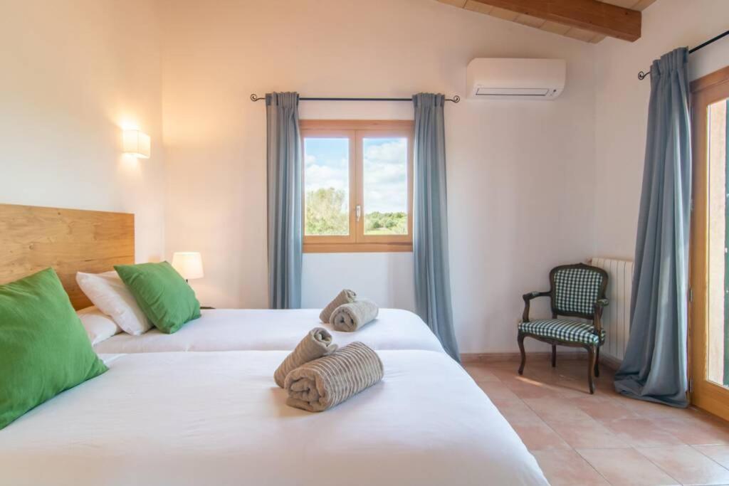 Traditional house Casa Binitaref with pool in Sineu photo 2