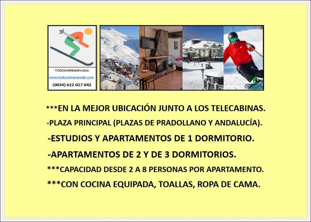 SKI & SNOW APARTMENTOS by TODOSIERRANEVADA - Plaza de Andalucia - Junto a los Telecabinas photo 3