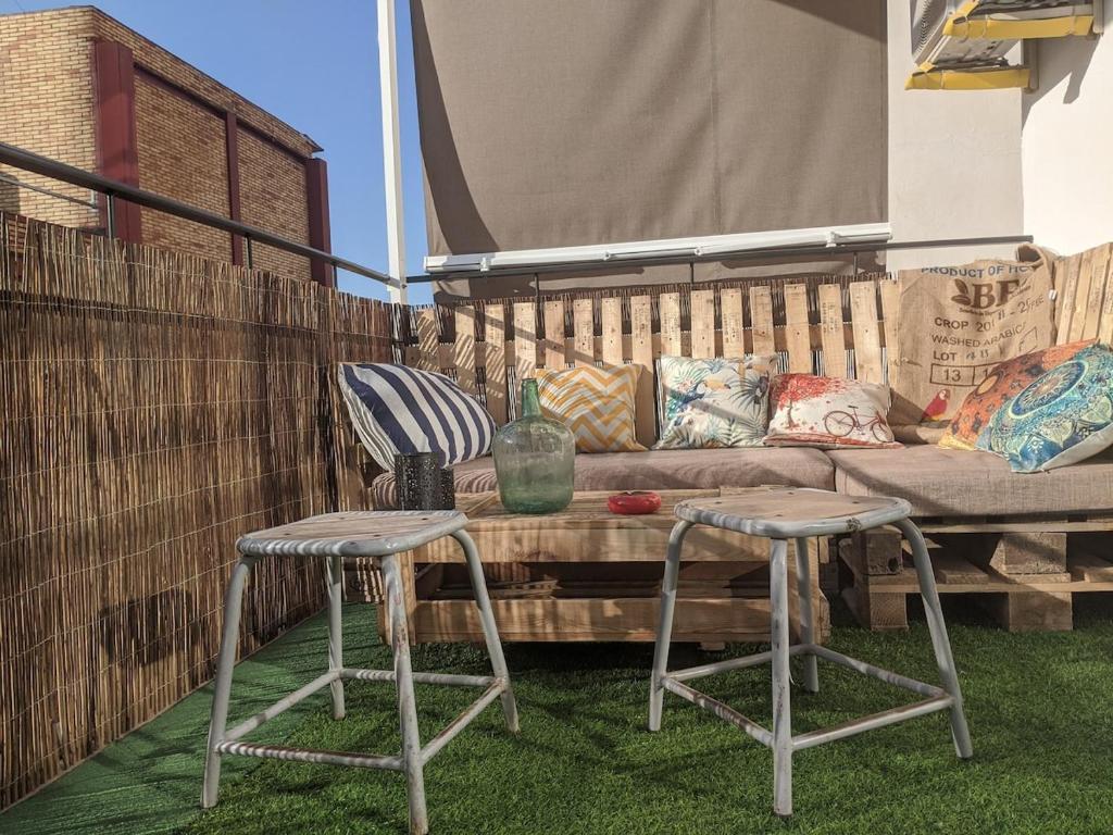 Penthouse historical center with sunny terrace photo 2
