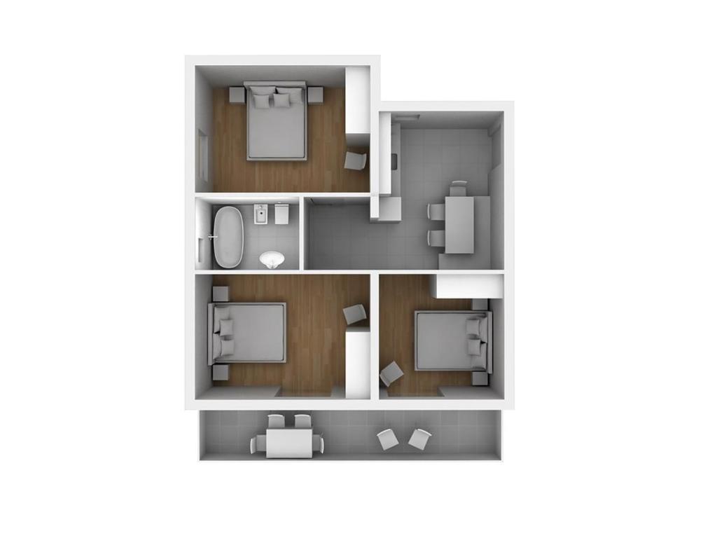 Three-Bedroom Apartment Rabac near Sea photo 3