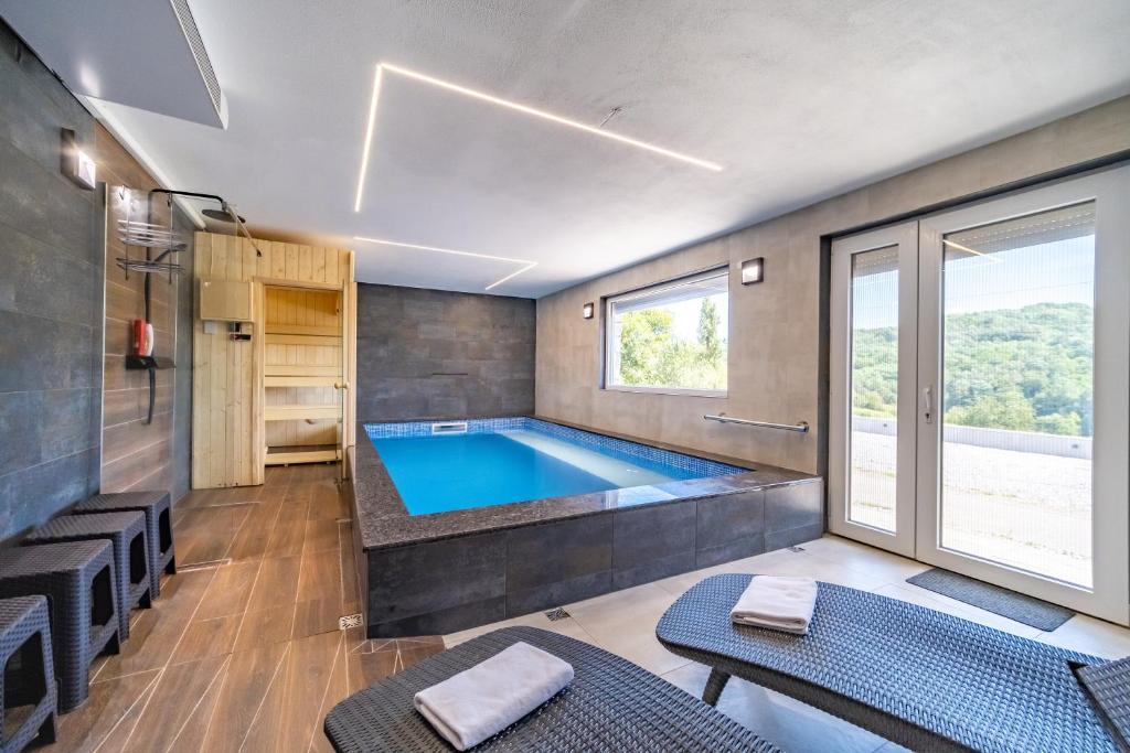 Riverside house with pool jacuzzi and sauna in Croatia photo 3