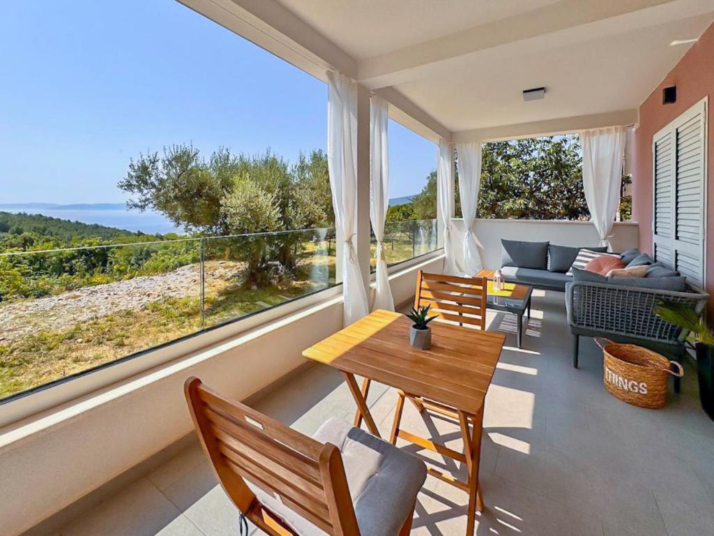 Studio Vesna with a terrace and sea view photo 2