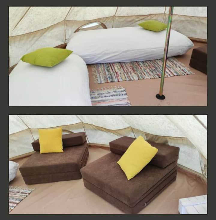 Blue tent photo 2