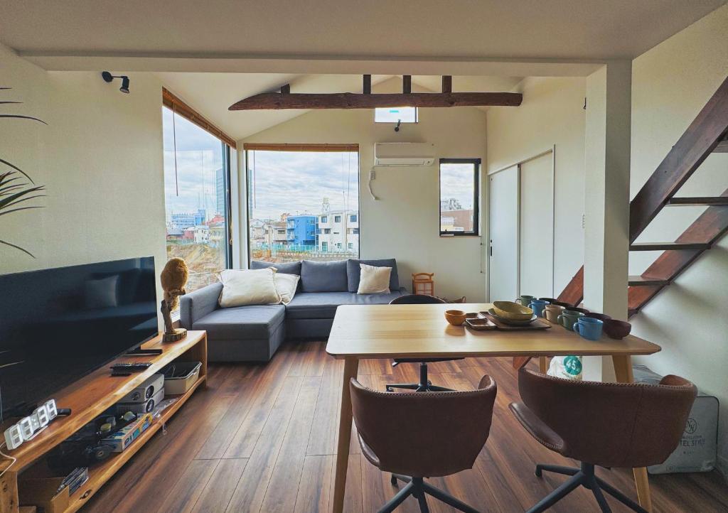 枕木 New house with Huge View for Family-Group photo 3