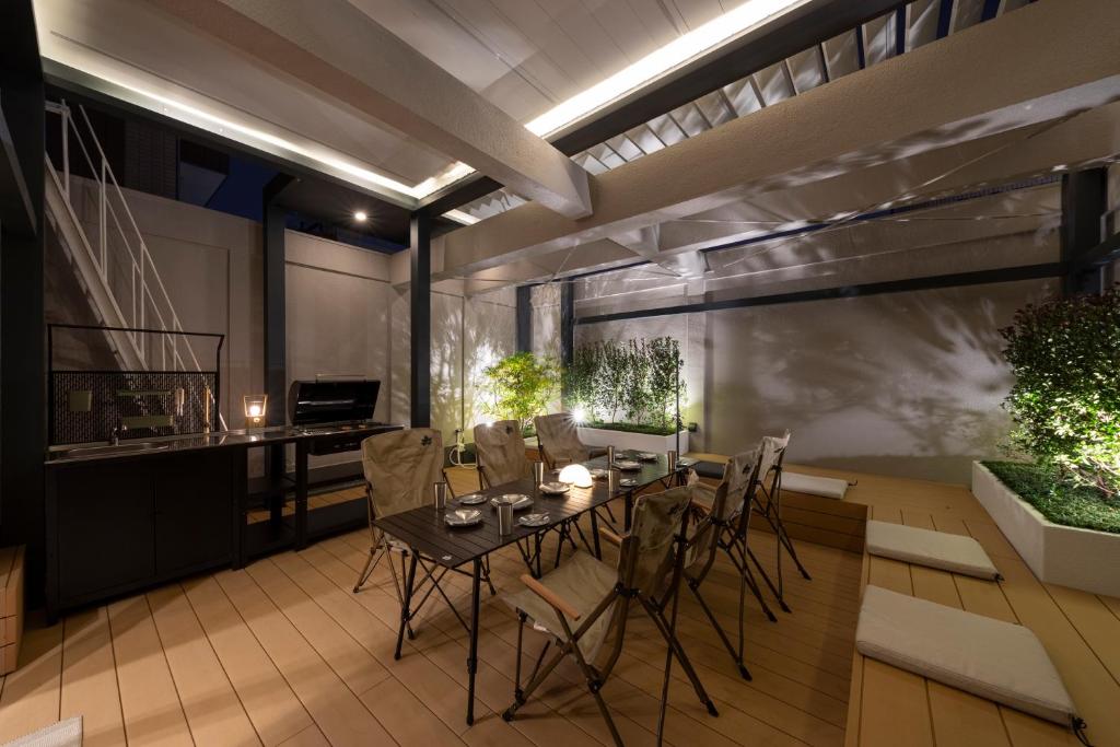 Personal Rooftop BBQ space! Shirakabanoyado - KI NO NOKI 白樺の宿 - 木の軒 — photo 1