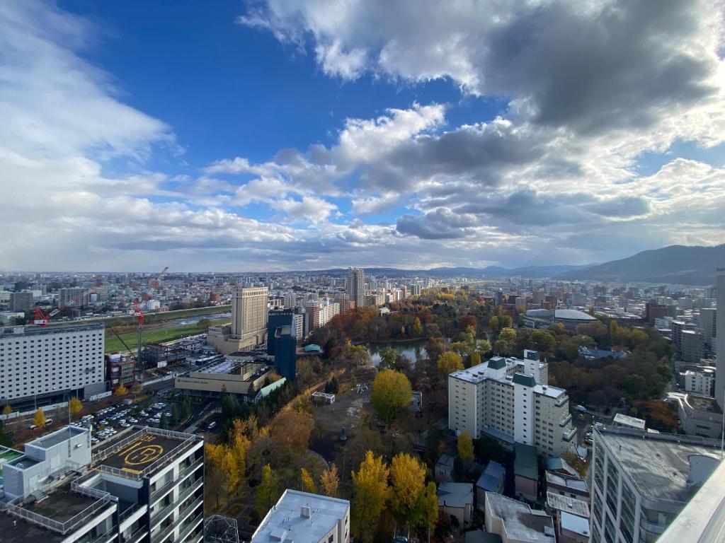 Nakajima Park stay AMS tower 31F Panoramic view of Nakajima Park photo 3