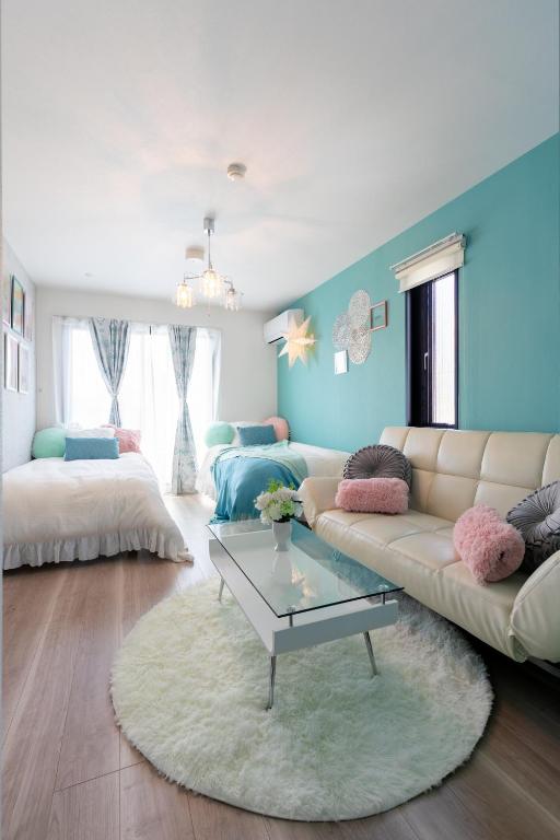 Asakusa Sky Stay Tiffany blue Room photo 2