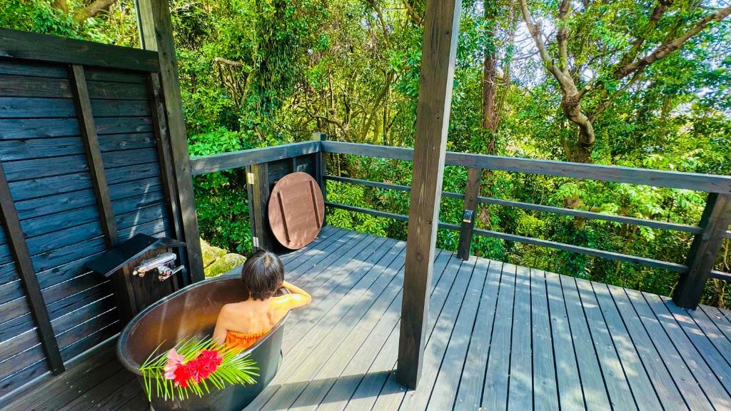 森のフェアリー Cottage Morino Fairy All cotage with open-air bath with sea view or river view photo 3