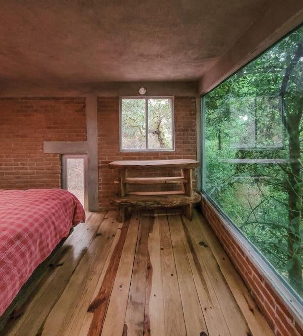 The Red Cabin at the bottom of Tepoztlán's Forest photo 2