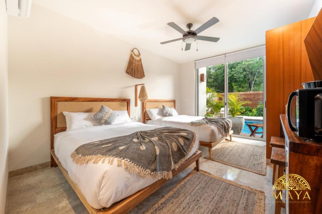 NHOA 101C Lux 1BR Condo Pool access in Aldea Zama photo 2