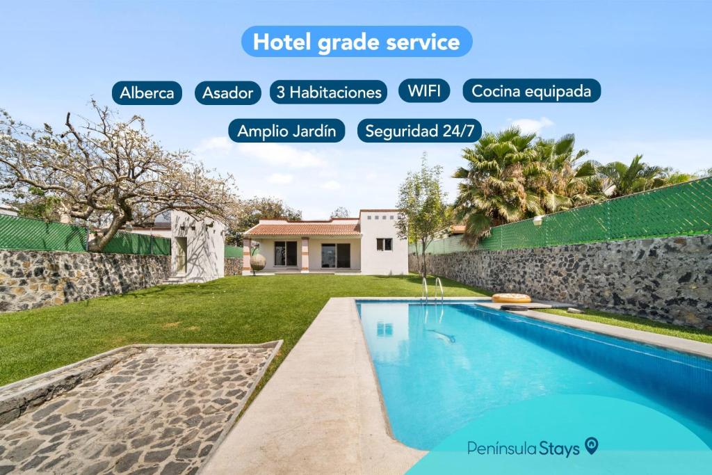 3BR Casa familiar con alberca y asador en Oaxtepec — photo 1