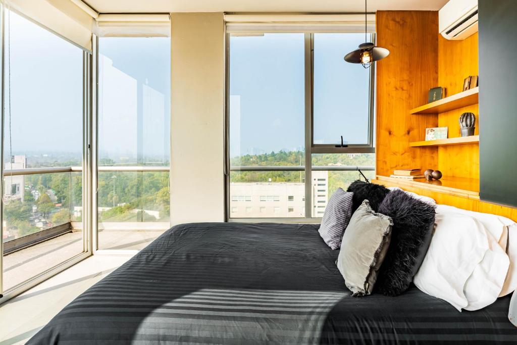 Departamento con las mejores vistas de la ciudad en Condesa - pool - gym - parking - AC photo 2