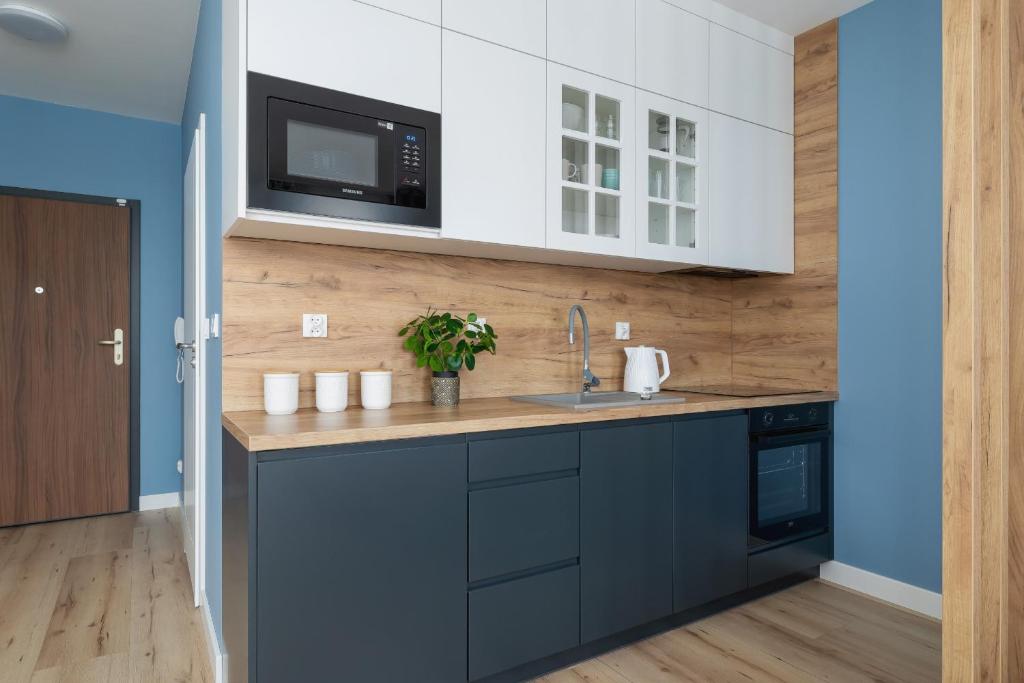 Pink & Blue Cozy Studio in Kraków by Noclegi Renters photo 3