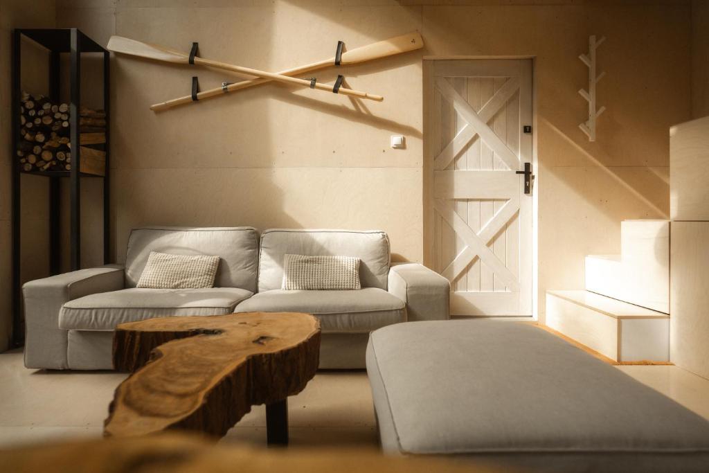 Schody do wody Domek z linią brzegową Kaszuby sauna goraca balia photo 2
