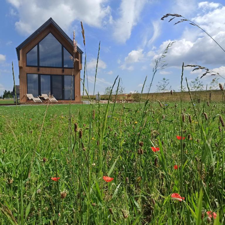 Zielone Wzgórze komfortowy klimatyzowany domek z balią z aeromasażem photo 2