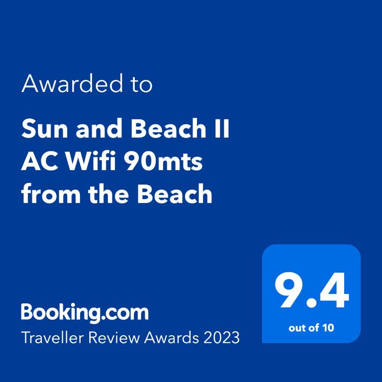 Sun and Beach II AC Wifi 90mts from the Beach photo 2