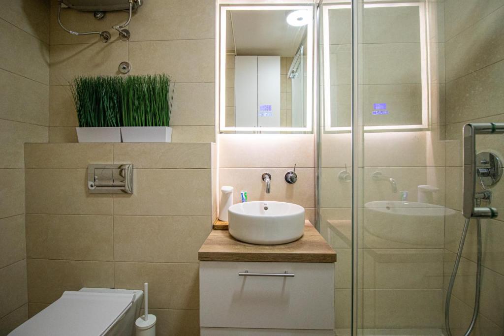 Sunny balcony apartment quiet area free parking New Belgrade photo 3