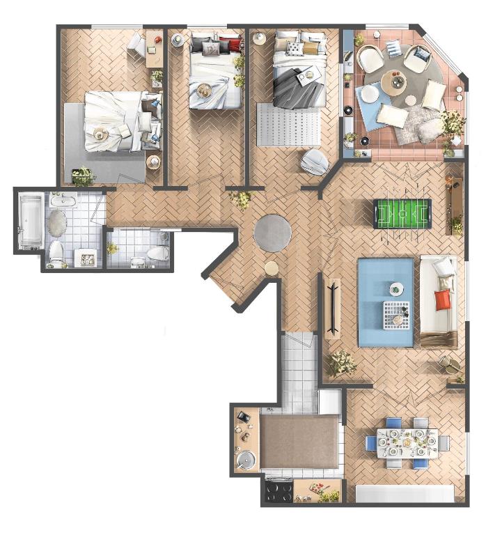 Sweet Nest 100m2 with Terrace Old Town Renovated photo 3