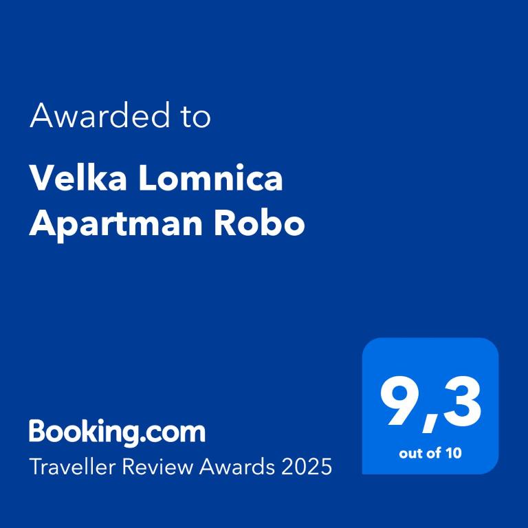 Velka Lomnica Apartman Robo — photo 1