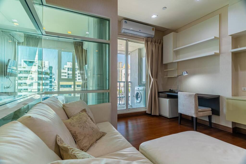 Thonglor area 1 Bedroom FastWiFi Sauna Big Swimming Pool 43 photo 2