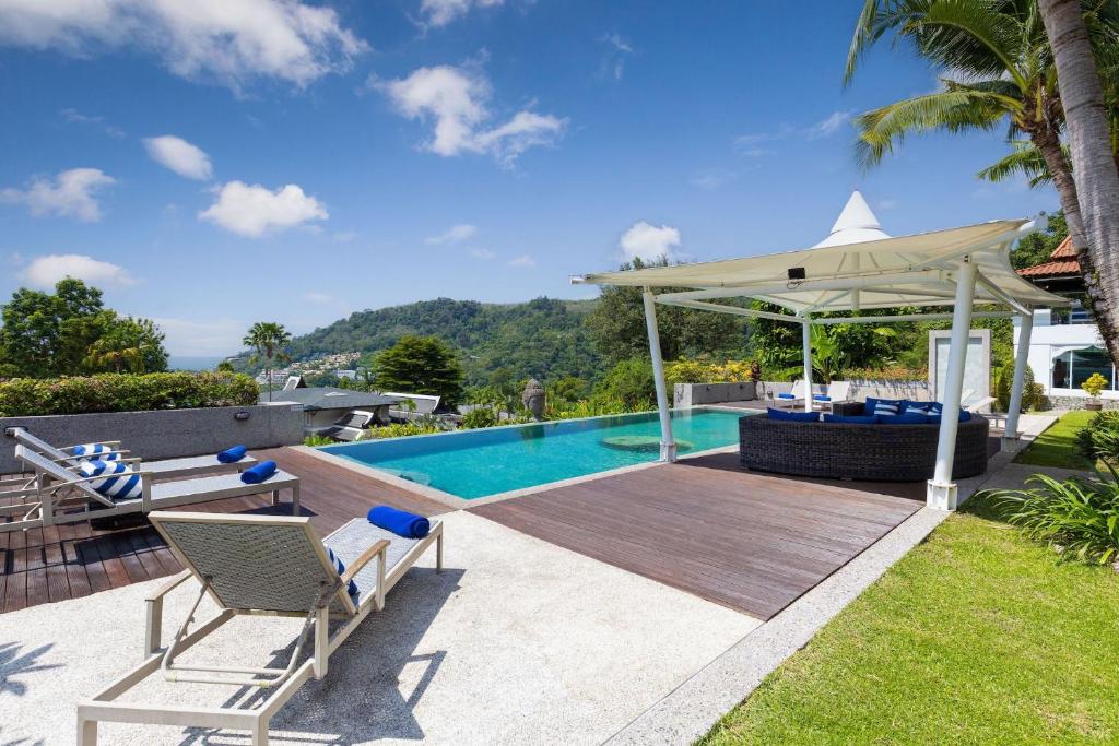 Spectacular Ocean Views 8BR Pool Villa Sawan in Patong! Relax & Play - Billiard photo 3