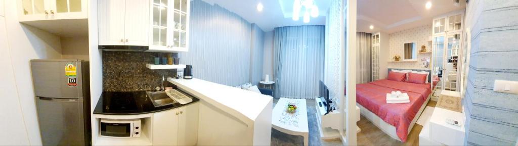 Sweet Seaview flr6 with toproop pool flr7 at The BluX Bangsaen photo 3