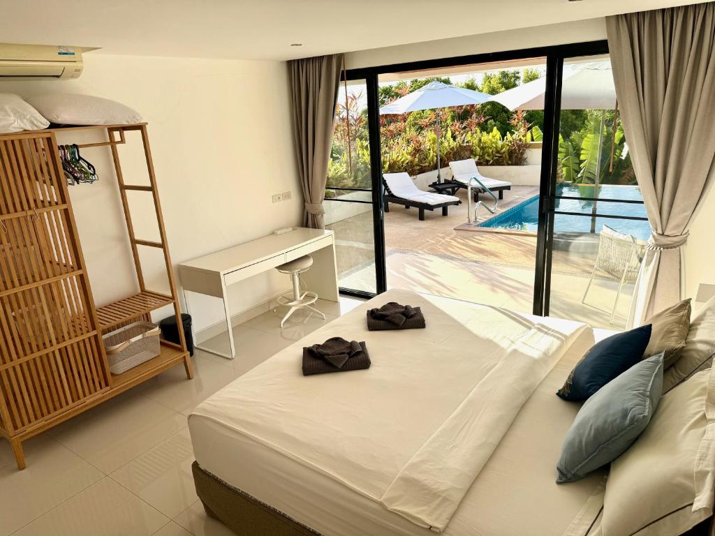 The Carma - stylish and luxury sea view pool villa photo 3