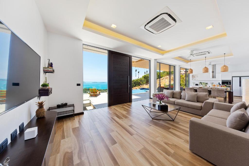 Luxury Verano Residence 3 Bedroom Seaview Villa Chaweng Noi photo 2